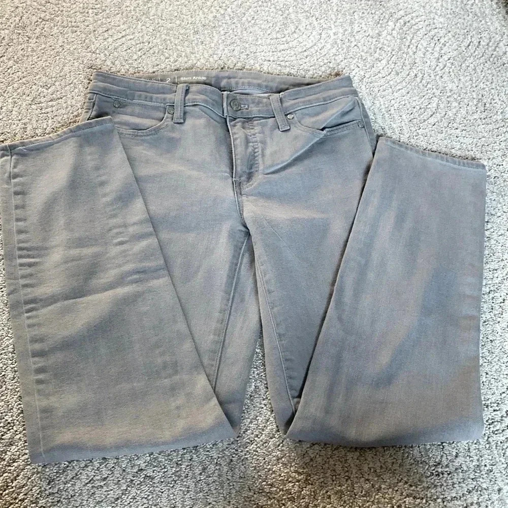 Talbots light gray jeans size 2